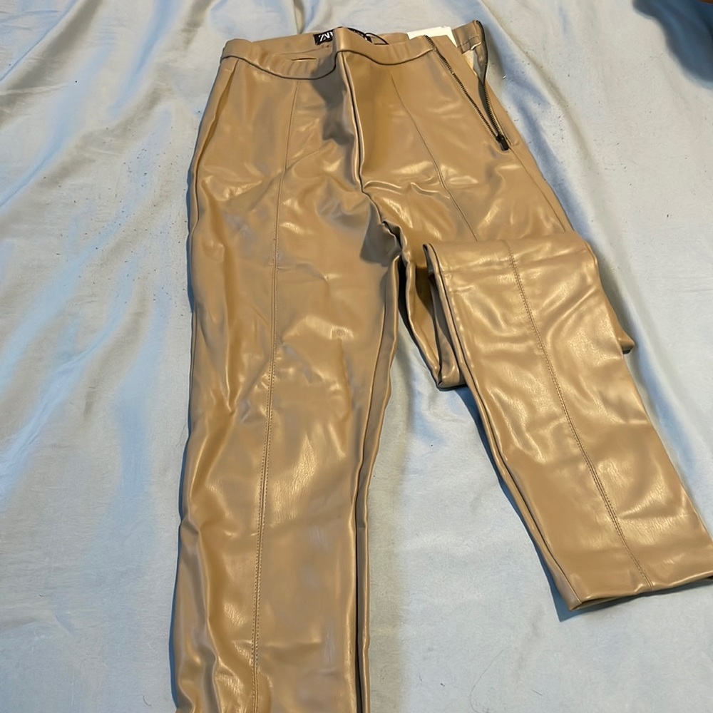 Zara leather pants